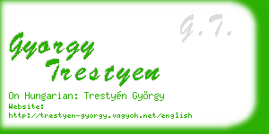 gyorgy trestyen business card